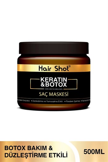 Hair Shot Keratin & Botox Saç Maskesi 500 Ml